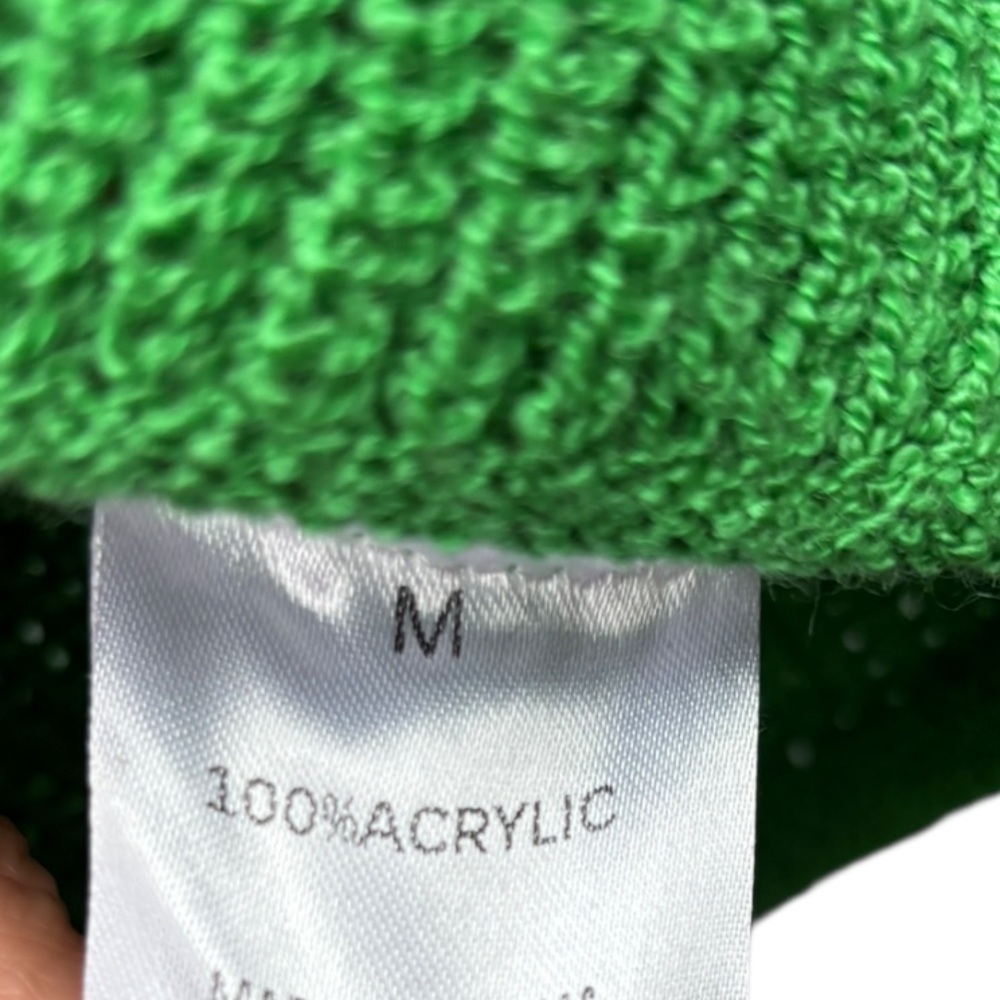 Wishlist Green “Local” Knit Boutique Sweater | Size M | Cozy Statement Pullover - Picture 8 of 9